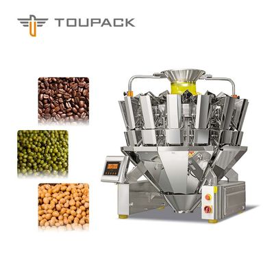 Weigher 1.6L 2.5L Multihead μηχανή συσκευασίας για τα φασόλια καφέ