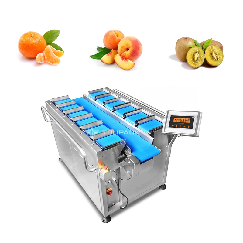 40BPM 10 επικεφαλής επικεφαλής Weigher Multihead φρούτων 14 Tangerine πορτοκαλί ζύγισμα μεταφορέων ζωνών