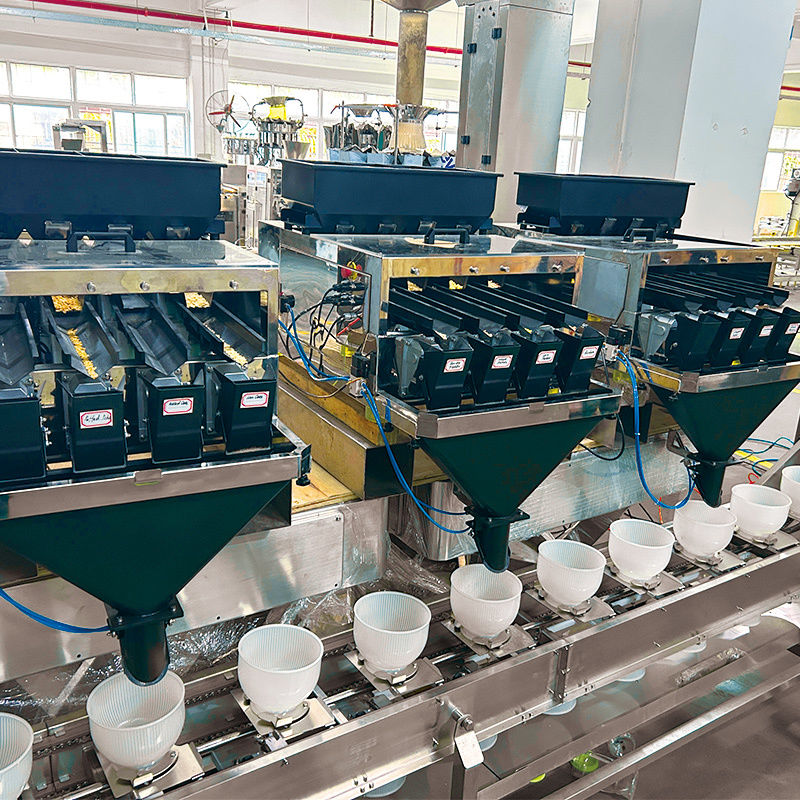 Αυτόματη συσκευή συσκευασίας τροφίμων 10g-1000G Πορτοφόλι Πορτοκαλί