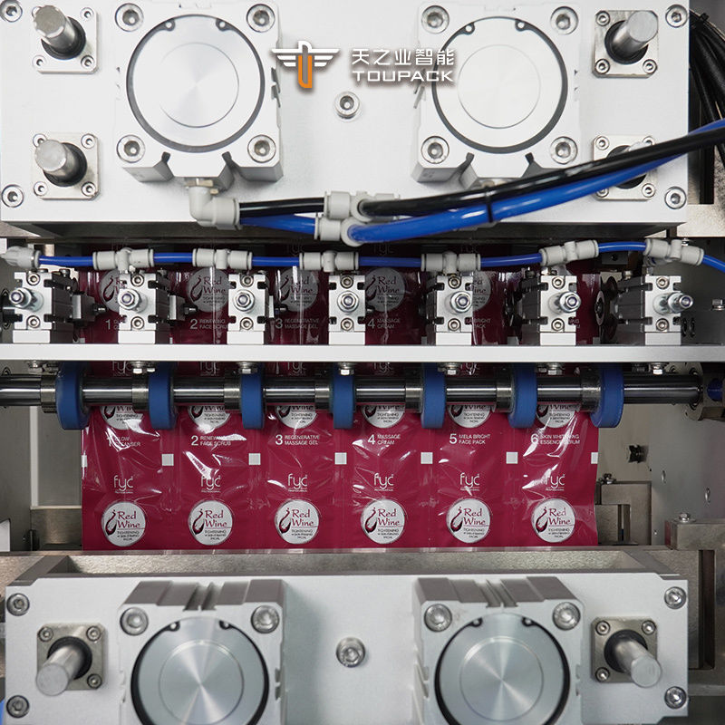 Ζάχαρη Αλάτι Σκόνη Καφές Κόκκος Υγρό Σάλτσα Ραβδί Πακέτο Φακελάκι Υψηλής Ταχύτητας Μηχανή Συσκευασίας Ξύδι Σάλτσα Σόγιας Σαμπουάν Κάθετη Πολλαπλών Διαδρομών