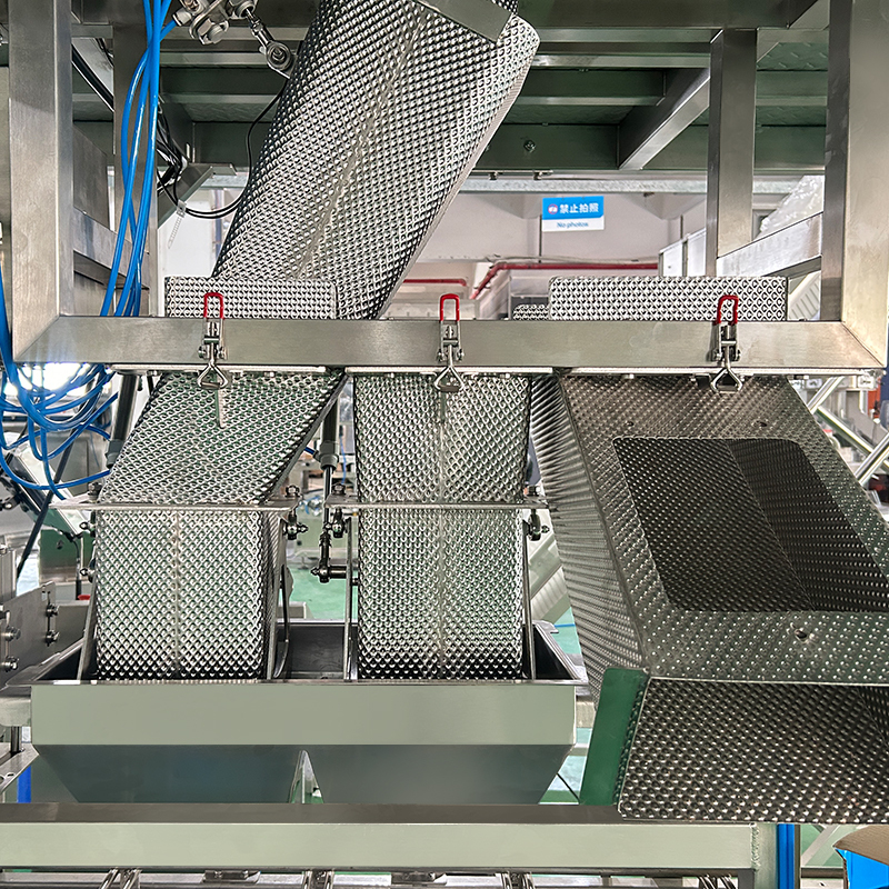 Fully Automatic Weighing Package Frozen Fish Chicken Turkey Beef Meatballs Packaging Machine  Meat Packing Machine for Ribs