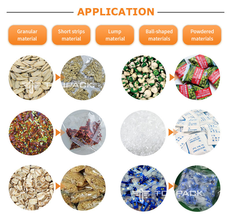 Αυτόματη πατάτα τσιπς Πολυκεφαλής ζυγός σύστημα ζύγισης Γαλλική συσκευασία γαρίδας συσκευασία τροφίμων