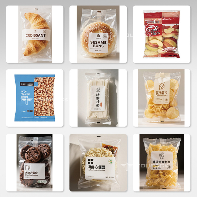 Αυτοματοποιημένο κινητήρα σερβοόπλων ψωμί πλατύ ψωμί σακούλα οριζόντια μαξιλάρι ροή συσκευασία συσκευασία μαξιλάρι σακούλα συσκευασία