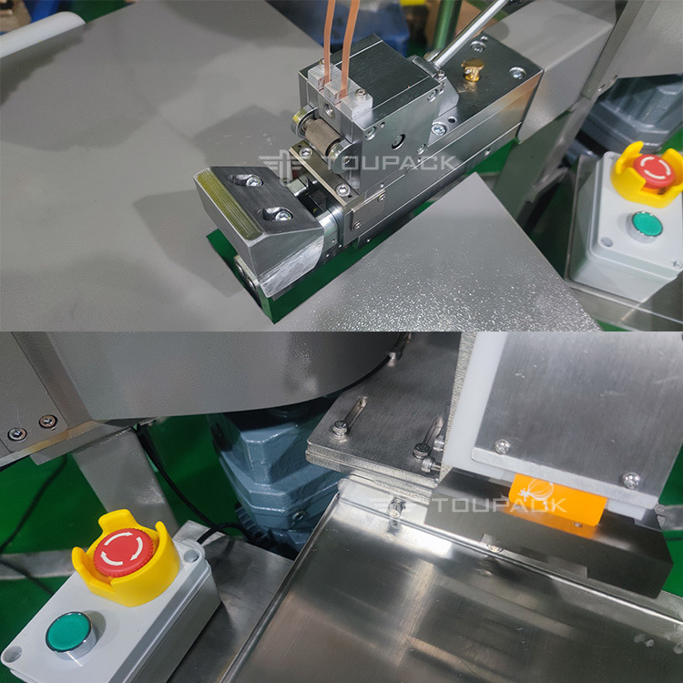 Μηχανή Συσκευασίας Σκόρδου σε Δίχτυ με Κλιπς Ημιαυτόματη Μηχανή Συσκευασίας Τζίντζερ σε Δίχτυ με Κλιπς