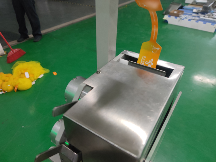 Αυτοματοποιημένη συσκευασία σακούλας με δίχτυ Ζυγίστρα 3g-5000g για συσκευασία λαχανικών Φρούτα Ζαμπερό πατάτες Αμπελώδη φρούτα