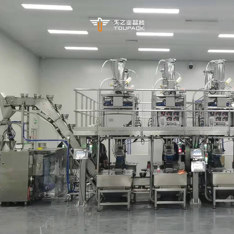 VFFS 1kg 2kg 5kg Αυτόματη Μηχανή Ζύγισης Συσκευασίας και Σφράγισης Σακουλών Ζωοτροφών για Πτηνοτροφία