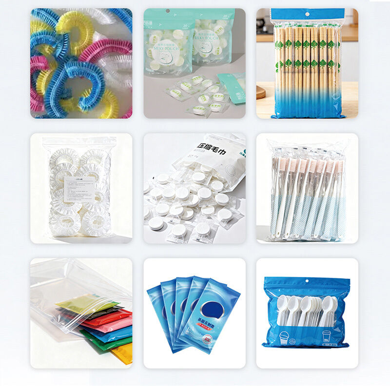 VFFS Packaging Machine For Desiccant Tablets Premade Pouch Packing Machine With Multihead Weigher