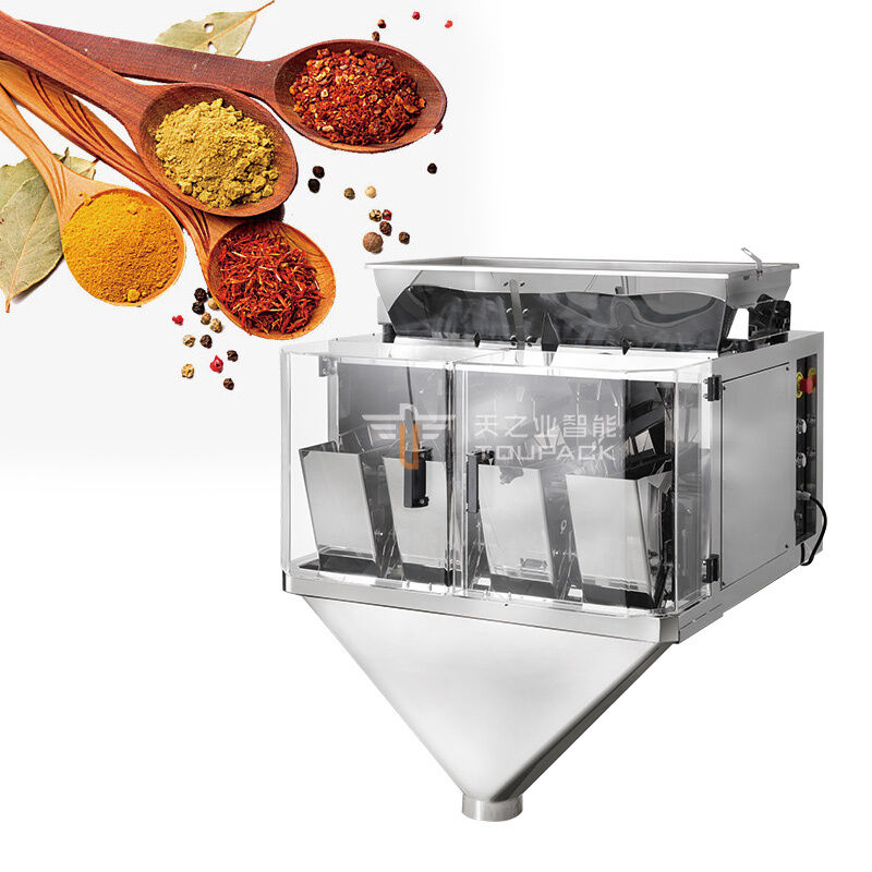 Αυτόματη μηχανή πλήρωσης κοχλία για μπαχαρικά, σκόνη τροφίμων, πρωτεΐνη σε σκόνη, προκατασκευασμένες σακούλες, μηχανή επιλογής, πλήρωσης και σφράγισης για προκατασκευασμένες σακούλες