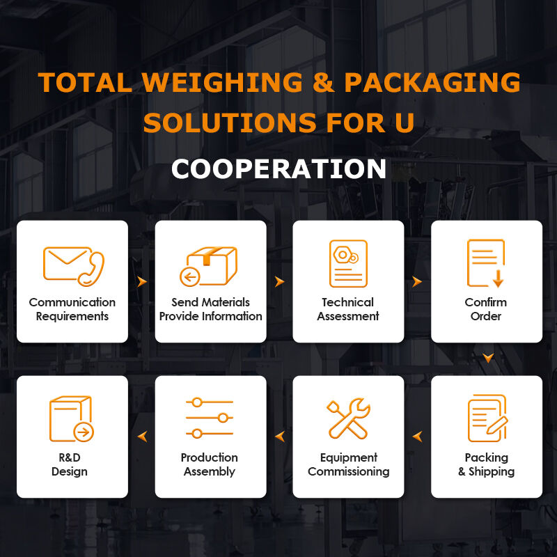 Compact Automatic Weighing Packing System for Small Products 5-200g 20-200 Bags/Min with Modular Design and High Accuracy Control