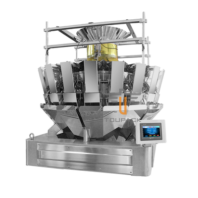 20 επικεφαλής Weigher 1.6L 2.5L Multihead για το φασόλι σοκολάτας ζάχαρης QQ ξηρό - φρούτα