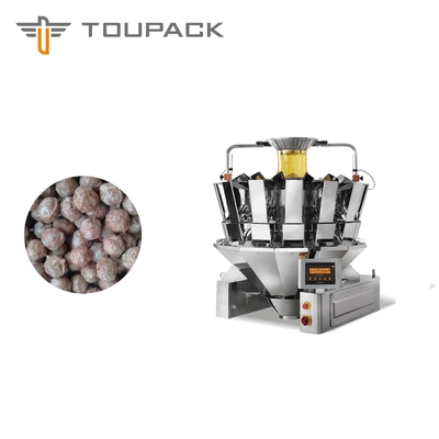 Αδιάβροχη Weigher συσκευασίας μηχανών παγωμένη κρέατος μηχανή συσκευασίας τροφίμων σφαιρών 500g 1kg 5kg ζυγίζοντας