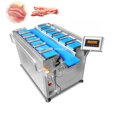 Αυτόματος Weigher συνδυασμού ζωνών ζυγίζοντας μηχανών φρέσκου κρέατος χοιρινού κρέατος αντίβαρου Streaky