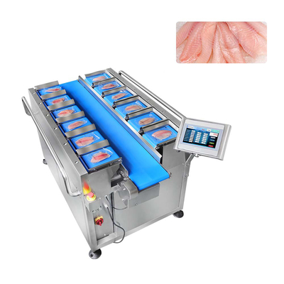 Weigher Multihead φρούτων PLC με τη ζυγίζοντας επίδειξη οθόνης αφής σειράς 2-2500g