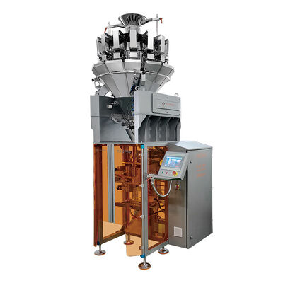Αυτόματη μηχανή συσκευασίας με ζύγιση μαξιλαροθήκης για σνακ, ξηρούς καρπούς, κόκκους 5-200g, εξοπλισμός συσκευασίας τροφίμων υψηλής ταχύτητας