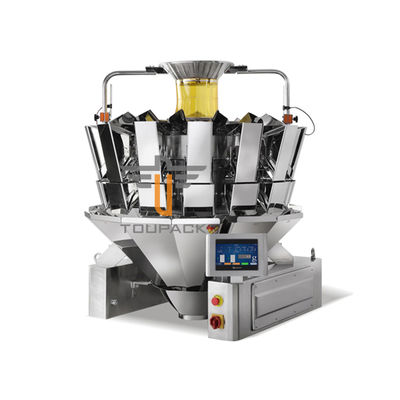14 επικεφαλής Weigher 1.6L/2.5L Multihead μηχανή για παγωμένα φυστίκια μπουλεττών κερασιών τα ντομάτες