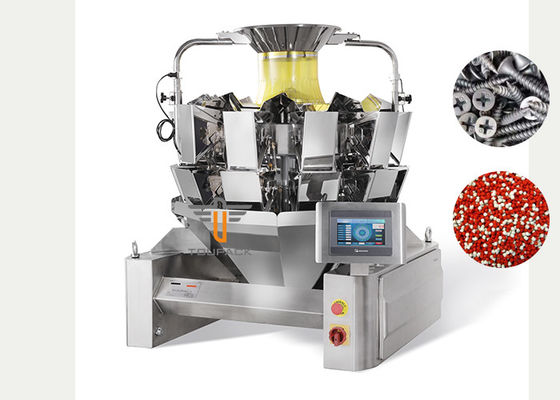 SS304 κοκκοποιημενός πλαστικός Weigher Multihead κόκκων 0.5L