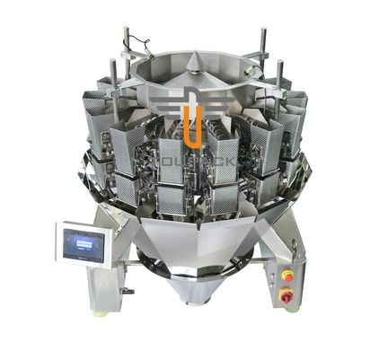 1.6L κάδοι 14 ζυγίζοντας μηχανή Multihead πιάτων λακκακιών κεφαλιών
