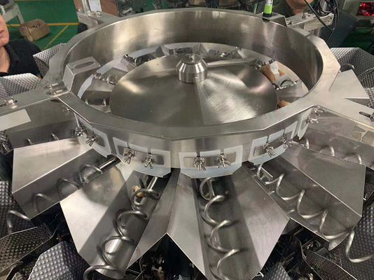 Weigher Multihead βιδών τροφίμων SS κολλώδης ελαιούχος υψηλή ακρίβεια 1.3L αδιάβροχη