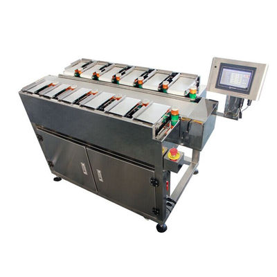 40WPM 12 επικεφαλής παγωμένος ζώνη Weigher Multihead ψαριών